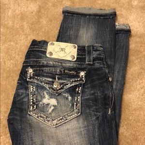 Miss me cropped jeans